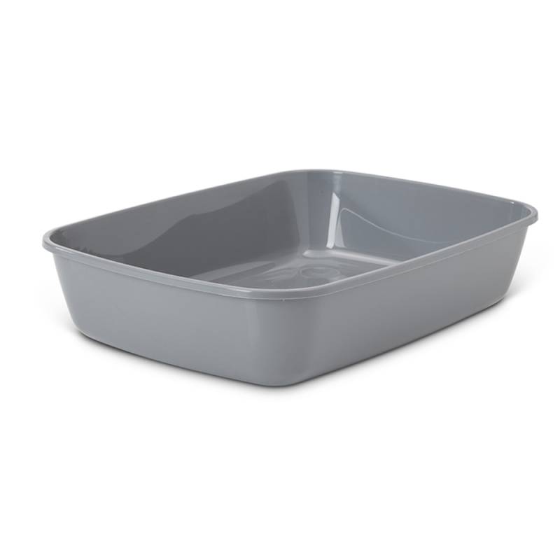 Savic Katzentoilette Iriz ohne Rand, 50 cm - grau von savic
