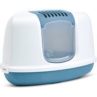 Savic Katzentoilette Nestor Corner - Toilette blau / weiß von savic