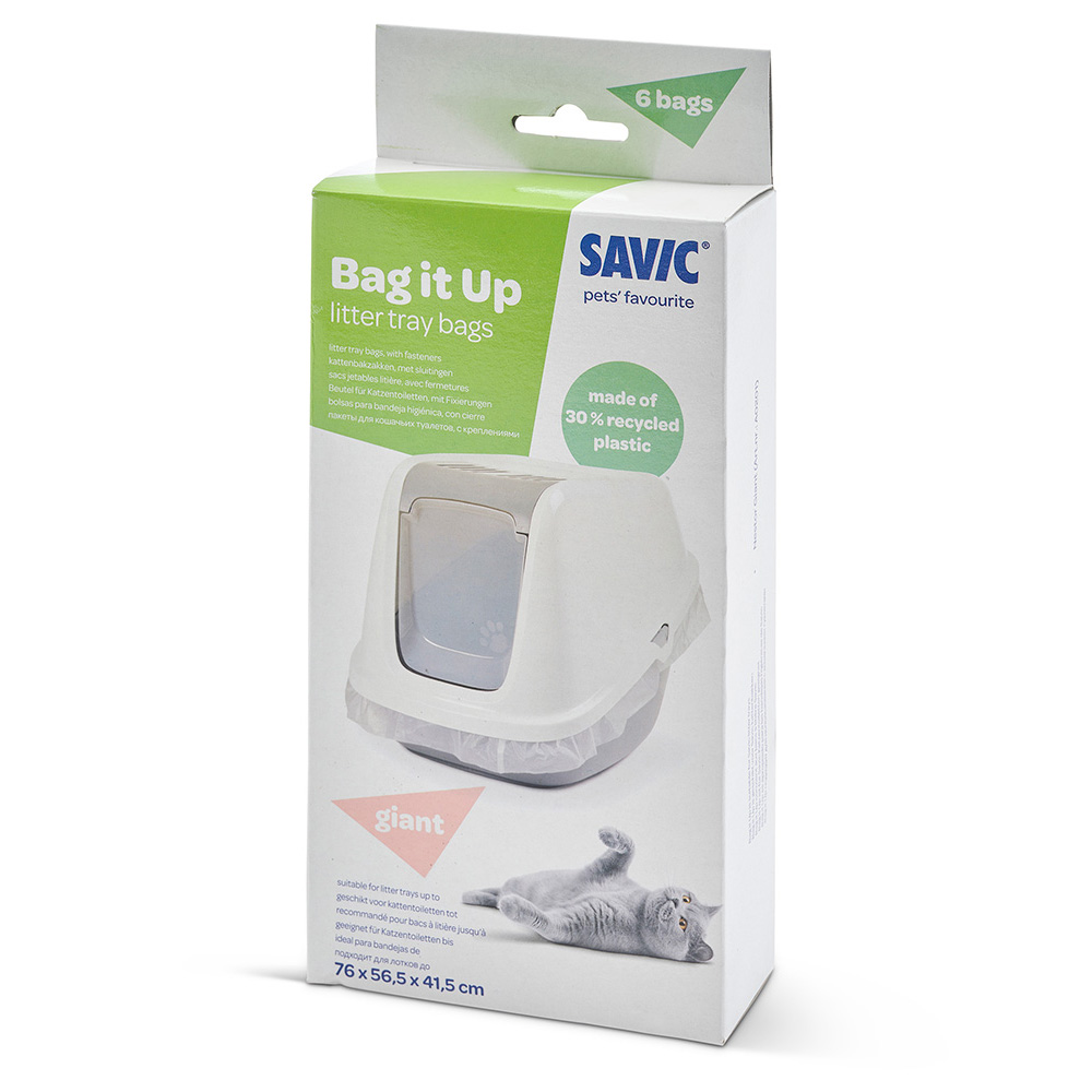 Savic Katzentoilette Nestor Giant - Bag It Up Litter Tray Bags (6 Stück) von savic