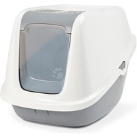 Savic Katzentoilette Nestor Giant - Toilette weiß / kühles Grau von savic
