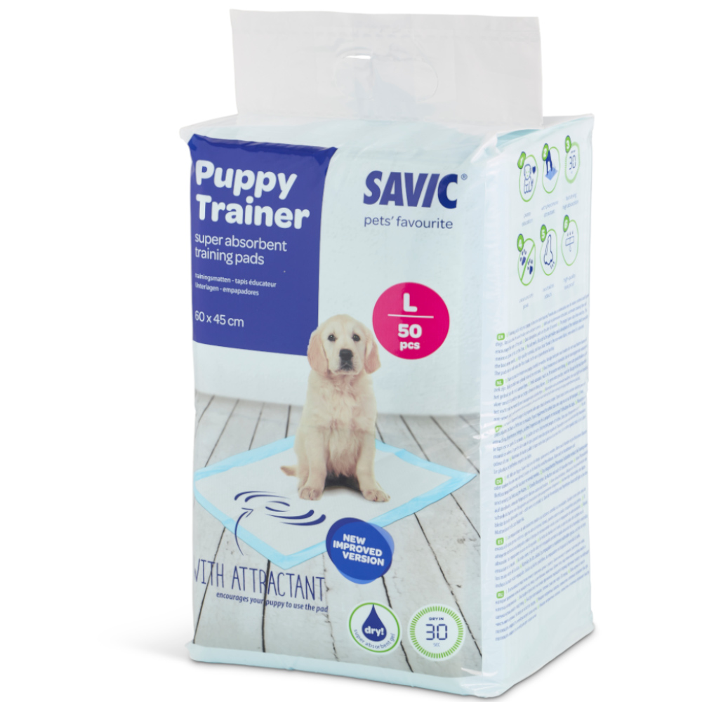 Savic Puppy Trainer Pads - Doppelpack Large: 2 x 50 Stück Savic Puppy Trainer Pads - Doppelpack Large: 2 x 50 Stück von savic