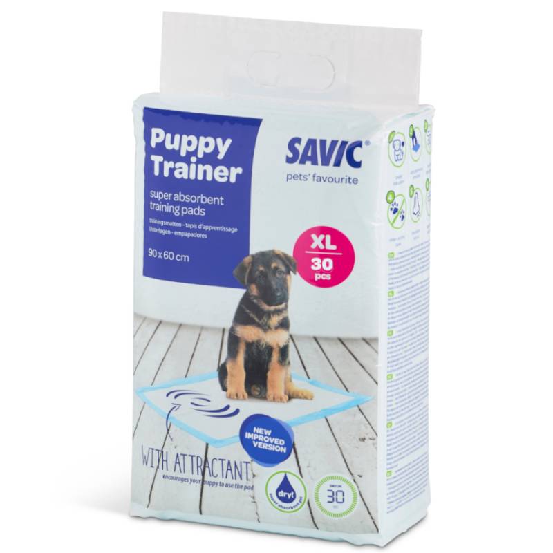 Savic Puppy Trainer Pads - Doppelpack XL: 2 x 30 Stück von savic