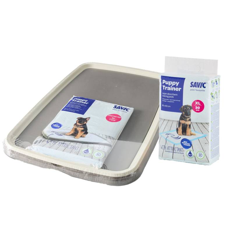 Savic Puppy Trainer Starter Set - Sparset: XL, inkl. 7 Pads + 30 XL Pads Savic Puppy Trainer Starter Set - Sparset: XL, inkl. 7 Pads + 30 XL Pads von savic