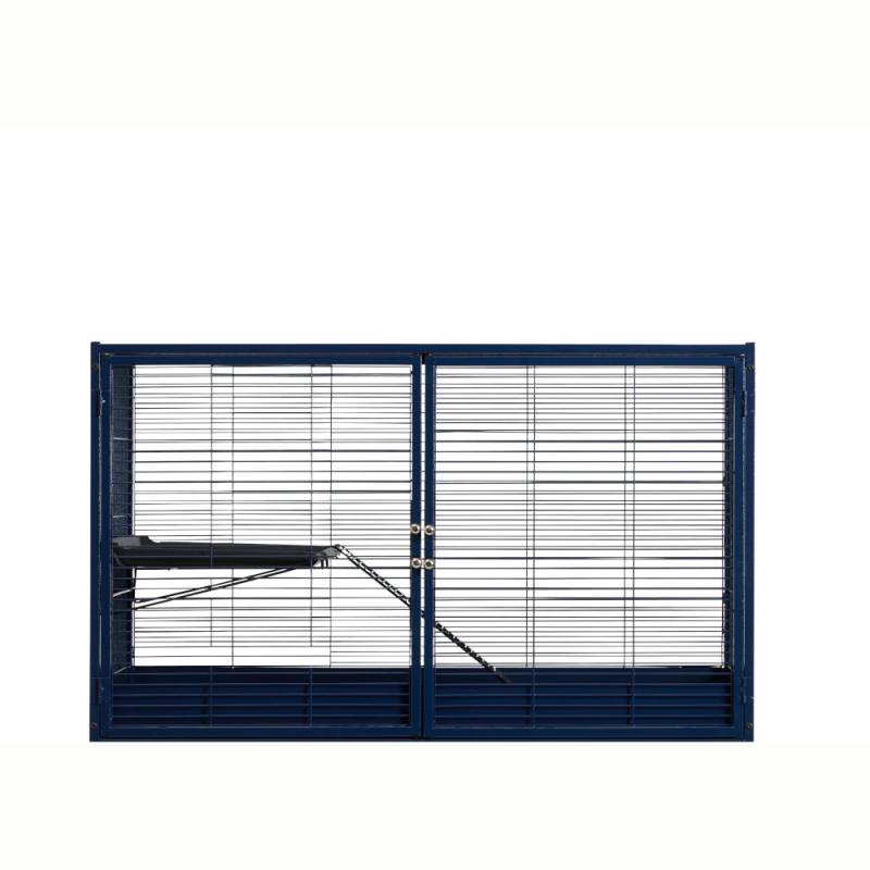 Savic Royal Suite 100, navy blau - Käfig-Erweiterung: L 99,8 x B 63,2 x H 61 cm von savic