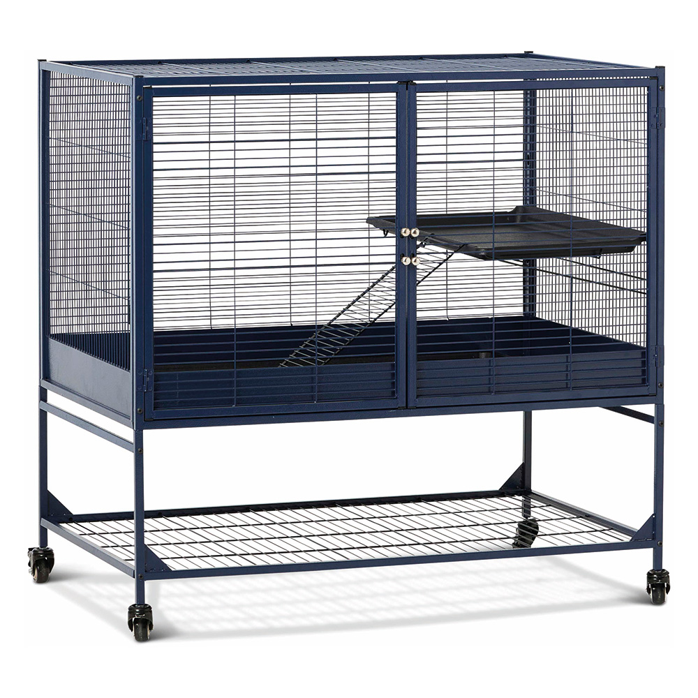 Savic Royal Suite 100, navy blau - Sparset: Hauptkäfig + 2x Erweiterung von savic