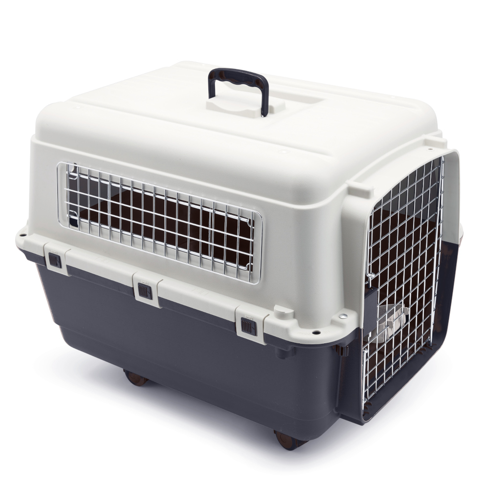 Savic Transportbox Feria Andes mit Rollen - Größe 6: L, anthrazit/beige Savic Transportbox Feria Andes mit Rollen - Größe 6: L, anthrazit/beige von savic