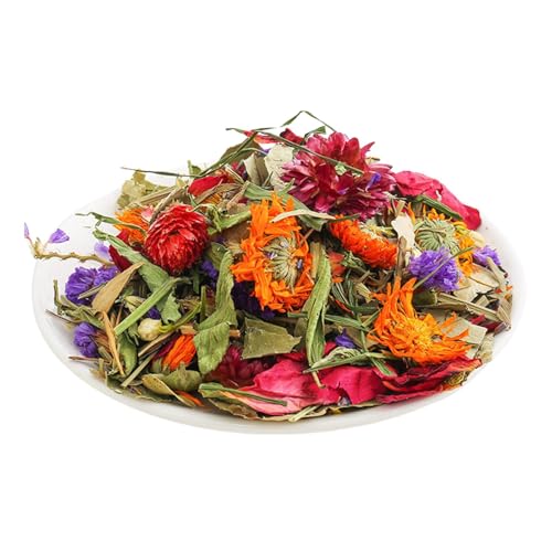 scyca Hamsterblüten, Hamster-Bettwäsche, natürliche weiche und trockene Blumen, Geruchskontrolle, Hamsterfutter für Hamsterkäfig, Lebensraumdekoration für Kaninchen scyca Hamsterblüten, Hamster-Bettwäsche, natürliche weiche und trockene Blumen, Geruchskontrolle, Hamsterfutter für Hamsterkäfig, Lebensraumdekoration für Kaninchen von scyca