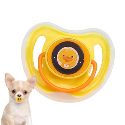 scyca Schnuller für Hunde, Schnuller für Haustiere, Silikonspielzeug für Welpen, Beißtraining, tragbares Kauspielzeug, Spielzeug zum Zahnen von scyca