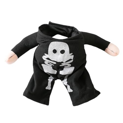 scyca Skelett-Hundekostüm, Halloween-Kostüm, gruselige Kleidung, Halloween-Hundekostüm, leuchtet im Dunkeln, Kostüm für Hunde, Kleidung für Haustiere, Kostüme von scyca