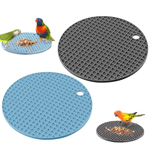 scyca Vogel-Futtersuche-Puzzle-Spielzeug,Vogel-Futtersuche-Spielzeug-Puzzle, 2X interaktives Futterpad, Silikon-Vogelmatten für langsames Fressen, Papageienkäfig-Zubehör, Futterspielzeug für Sittiche, scyca Vogel-Futtersuche-Puzzle-Spielzeug,Vogel-Futtersuche-Spielzeug-Puzzle, 2X interaktives Futterpad, Silikon-Vogelmatten für langsames Fressen, Papageienkäfig-Zubehör, Futterspielzeug für Sittiche, von scyca