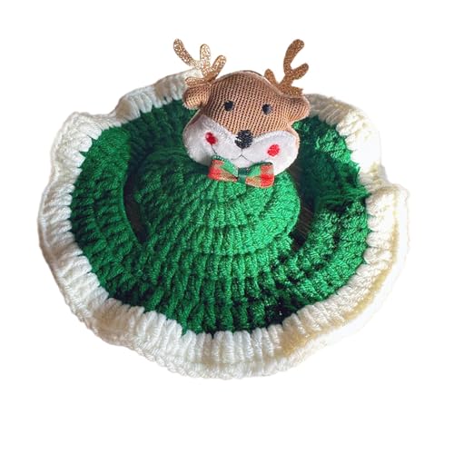 scyca Weihnachtshut für Katzen, Weihnachtshut für Haustiere, Foto-Requisiten für Welpenhüte, Welpenfotografie, mit Elch zur Dekoration scyca Weihnachtshut für Katzen, Weihnachtshut für Haustiere, Foto-Requisiten für Welpenhüte, Welpenfotografie, mit Elch zur Dekoration von scyca