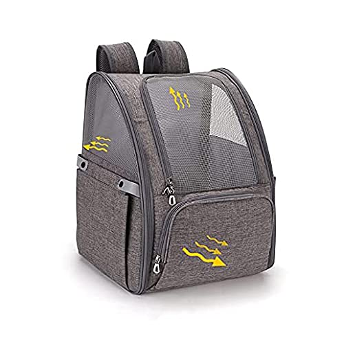 Haustier-Rucksack, atmungsaktiv, tragbar, Haustier-Reiserucksack, Haustier-Netz-Rucksack, erweiterbar, von Fluggesellschaften zugelassen, geeignet für Outdoor-Reisen, Camping Haustier-Rucksack, atmungsaktiv, tragbar, Haustier-Reiserucksack, Haustier-Netz-Rucksack, erweiterbar, von Fluggesellschaften zugelassen, geeignet für Outdoor-Reisen, Camping von sdjfhehfdcbfvhfrvd