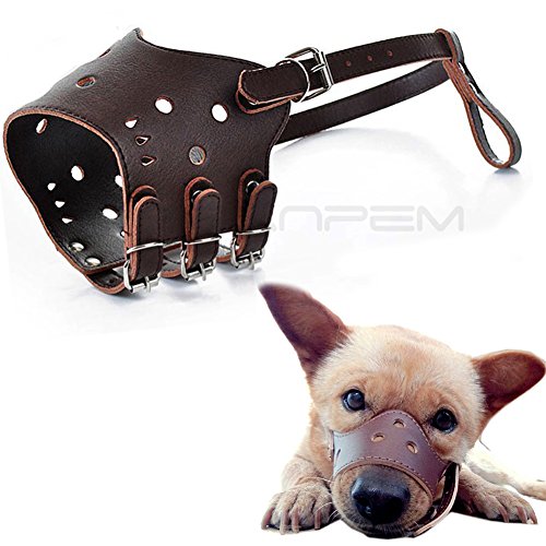 seaNpem Verstellbarer Maulkorb für Hunde, anti-biting Gebell anti-chewing Schutz von Essen, mit Sicherheits-Mund-Maske mit Schnallen von seaNpem