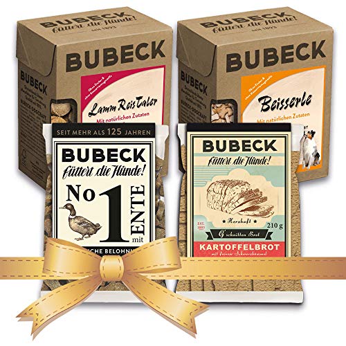 Bubeck | Hundekekse Verschiedene Sorten | hart gebacken (Truthahn, Lamm, Rind, Geflügel & Ente, 1,92 Kg) von seit 1893 Bubeck