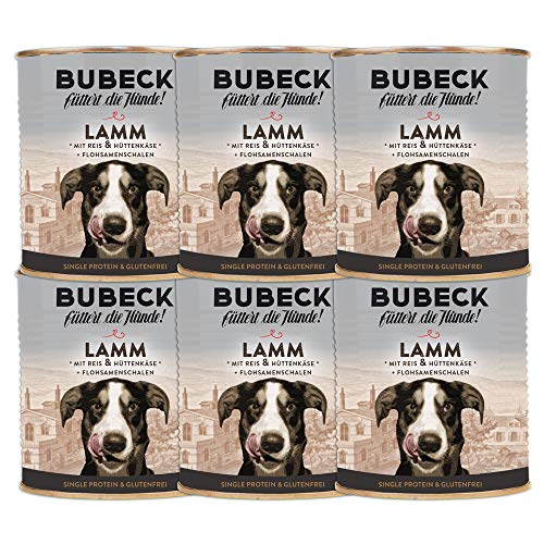 Nassfutter für Hunde | getreidefrei von Bubeck | Verschiedene Sorten (Lamm, 800g) von seit 1893 Bubeck
