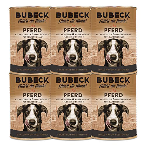Nassfutter für Hunde | getreidefrei von Bubeck | Verschiedene Sorten (Pferd, 400g) von seit 1893 Bubeck