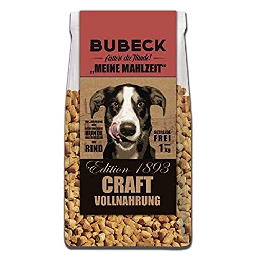 Bubeck | getreidefreies Hundefutter | Rindfleisch | gebackene Vollnahrung | Adult | artgerecht und besonders gut verträglich (1 Kg) von seit 1893 Bubeck