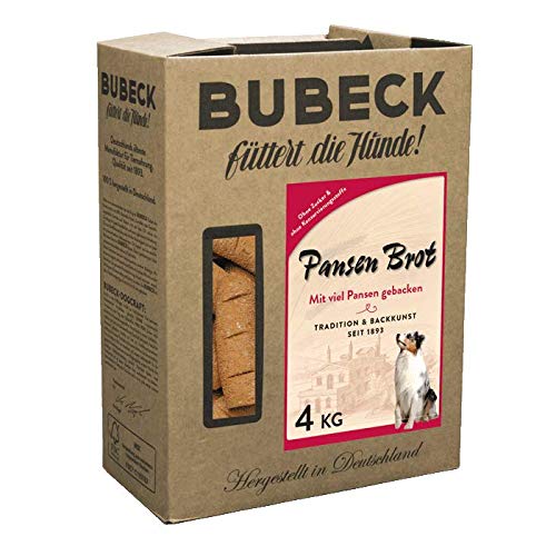 Hundekekse Pansenbrot | mit Weizen gebacken von Bubeck | zuckerfreie Hundeleckerlies von seit 1893 Bubeck