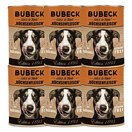 Hundenassfutter | getreidefrei von Bubeck | mit Gartengemüse & Kartoffel (Huhn, 400g) von seit 1893 Bubeck