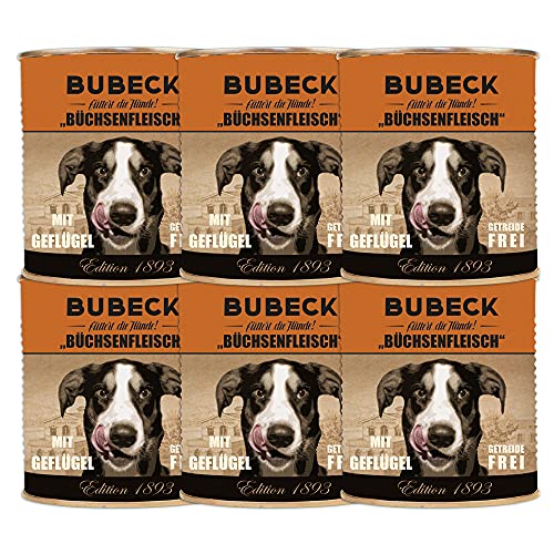 Hundenassfutter | getreidefrei von Bubeck | mit Gartengemüse & Kartoffel (Huhn, 800g) von seit 1893 Bubeck