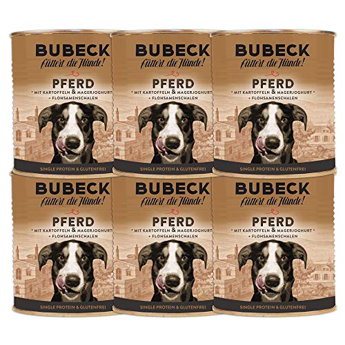 Nassfutter für Hunde | getreidefrei von Bubeck | Verschiedene Sorten (Pferd, 800g) von seit 1893 Bubeck