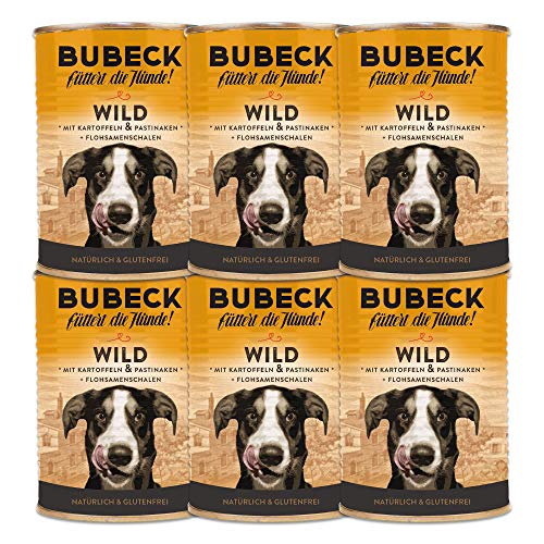 Nassfutter für Hunde | getreidefrei von Bubeck | Verschiedene Sorten (WIld, 400g) von seit 1893 Bubeck