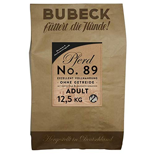 Trockenfutter getreidefrei | mit Pferdefleisch von Bubeck | Vollnahrung zuckerfrei gebacken von seit 1893 Bubeck