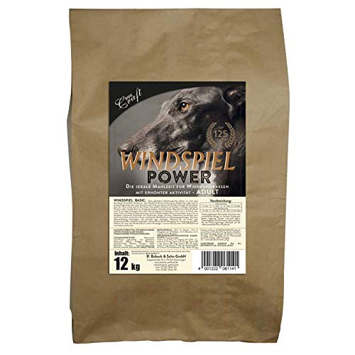 Hundefutter | Windspiel Power | Trockenfutter mit Lammfleisch & Weizenmehl | Single Protein | für Windhunde (12 Kg) von seit 1893 Bubeck