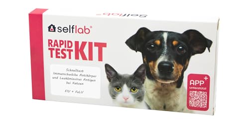selflab Schnelltest Immunschwäche Antikörper und Leukämievirus Antigen bei Katzen (Katzenaids und Leukämie) von selflab