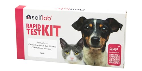 selflab Schnelltest Zeckenkrankheit bei Hunden (Ehrlichiose Antigen) von selflab