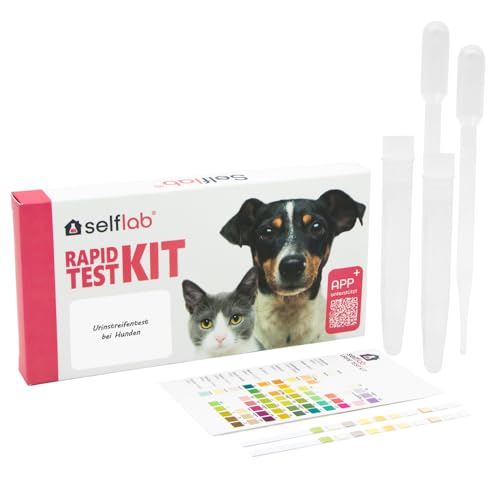 selflab Urin Teststreifenkit für Hunde (10 Werte) von selflab