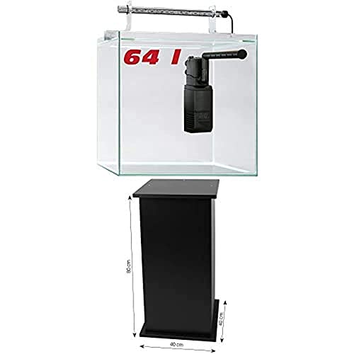 Sera Scaper Cube 64 l Startset modernes Nano Glas Aquarium mit LED-Beleuchtung und Filter Sera Scaper Cube 64 l Startset modernes Nano Glas Aquarium mit LED-Beleuchtung und Filter von sera