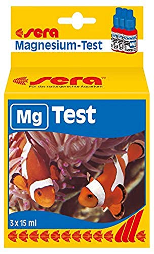sera 04714 Magnesium Test (Mg), Wassertest, misst zuverlässig und genau den Magnesiumgehalt im Meerwasser Aquarium von sera