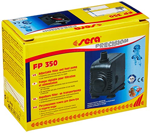 sera 30594 Filter- und Förderpumpe FP 350 - Regelbare Unterwasserpumpen für Süß- und Meerwasseraquarien von sera