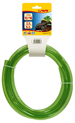 sera 45057 44546 Schlauch grün 2,5 m - Schauch fürs Aquarium - Flexible Schläuche in verschiedenen Durchmessern, Längen und Farben von sera