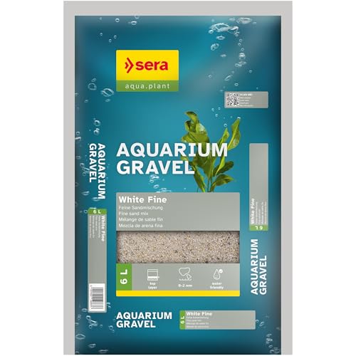 sera Aquarium Gravel White Fine 6 L | Bodengrund für alle Süßwasseraquarien | verträglich für Fische, Welse und Garnelen | natürliche Optik sera Aquarium Gravel White Fine 6 L | Bodengrund für alle Süßwasseraquarien | verträglich für Fische, Welse und Garnelen | natürliche Optik von sera