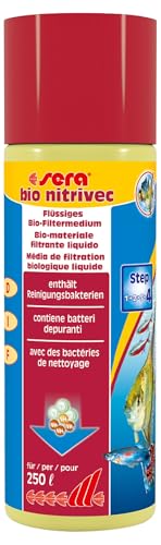 sera Bio nitrivec 100 ml | Flüssigfiltermedium gegen Ammonium und Nitrit | saubere und gesunde Aquarien | schafft Siedlungsfläche im Aquarium sera Bio nitrivec 100 ml | Flüssigfiltermedium gegen Ammonium und Nitrit | saubere und gesunde Aquarien | schafft Siedlungsfläche im Aquarium von sera