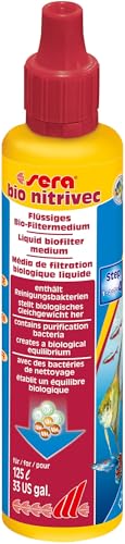 sera Bio nitrivec 50 ml | Flüssigfiltermedium gegen Ammonium und Nitrit | saubere und gesunde Aquarien | schafft Siedlungsfläche im Aquarium von sera