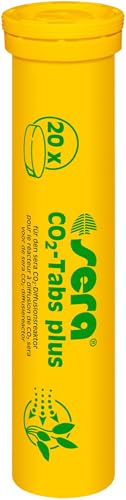 sera CO2-Tabs Plus | CO2-Düngetabletten für Aquarien | Schnelle Freisetzung von 100 ml CO2 | Angereichert mit Spurenelementen und Vitalstoffen | Packung mit 20 Tabletten sera CO2-Tabs Plus | CO2-Düngetabletten für Aquarien | Schnelle Freisetzung von 100 ml CO2 | Angereichert mit Spurenelementen und Vitalstoffen | Packung mit 20 Tabletten von sera