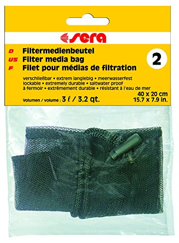 sera Filtermedienbeutel 2 - Für den schnellen und einfachen Filtermedienwechsel von sera