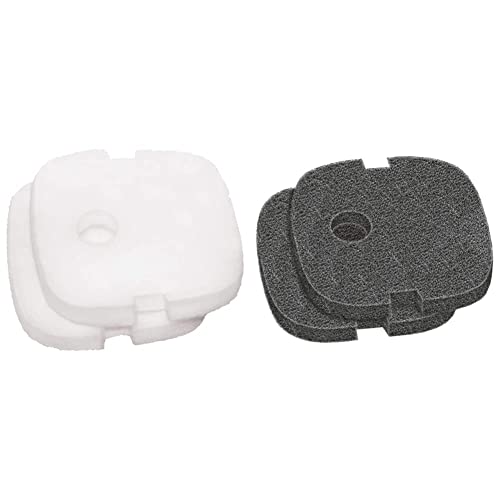 sera Filtervlies weiss für 250/250+UV/400+UV & Filterschwamm schwarz - Ersatzteil für sera fil bioactive 250/250 + UV / 400 + UV (2 St) - für sera fil bioactive 250 für sera fil bioactive 250 + UV von sera