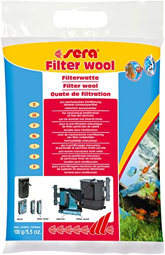 sera Filterwatte 100 g - Zur mechanischen Vorfilterung feinerer Schmutzpartikel sera Filterwatte 100 g - Zur mechanischen Vorfilterung feinerer Schmutzpartikel von sera