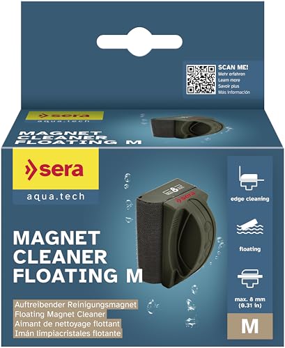 sera Magnet Cleaner Floating M 8 mm Glass | auftreibender Reinigungsmagnet | schwimmender Algenmagnet fürs Aqurium sera Magnet Cleaner Floating M 8 mm Glass | auftreibender Reinigungsmagnet | schwimmender Algenmagnet fürs Aqurium von sera
