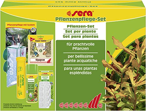 sera Pflanzenpflege-Set die perfekte Produktkombination für prächtige Wasserpflanzen im Aquarium, Dünger für Aquarienpflanzen, 1 Stück (1er Pack) von sera