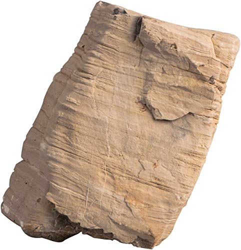 sera Rock Desert XXL ca. 6 kg - Hellbeiger Naturstein mit horizontalen Furchen von sera
