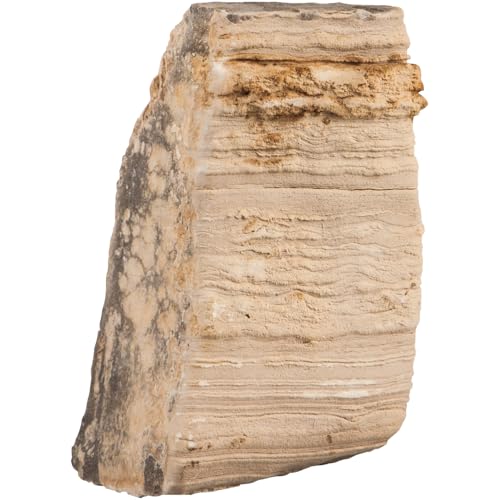 sera Rock Desert XXL ca. 6 kg - Hellbeiger Naturstein mit horizontalen Furchen von sera