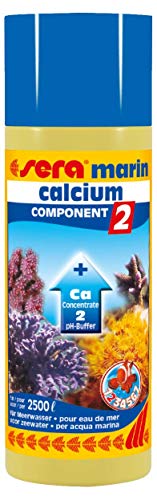 sera marin COMPONENT 2 Ca pH-Buffer 250 ml - Stabilisiert das pH-System im Meerwasseraquarium, Wasseraufbereiter Meerwasser von sera