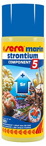 sera marin COMPONENT 5 strontium 500 ml - Enthält wichtiges Strontium, Wasseraufbereiter Meerwasser von sera