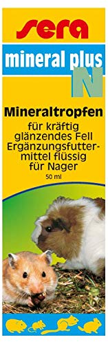 sera mineral plus N 50 ml - Mineraltropfen für kräftig glänzendes Fell bei Nagern sera mineral plus N 50 ml - Mineraltropfen für kräftig glänzendes Fell bei Nagern von sera