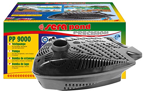 sera pond PP 9000 Teichpumpe | Energiesparender Asynchonmotor | 9000 l/h & 140 Watt | Inklusive Vario-Anschlussstutzen | Ideal für Teichfilter, Bachläufe & Springbrunnen | 4,7 m Wasserstrahl-Höhe sera pond PP 9000 Teichpumpe | Energiesparender Asynchonmotor | 9000 l/h & 140 Watt | Inklusive Vario-Anschlussstutzen | Ideal für Teichfilter, Bachläufe & Springbrunnen | 4,7 m Wasserstrahl-Höhe von sera